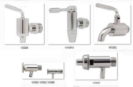 Large Stainless Steel Wine Taps