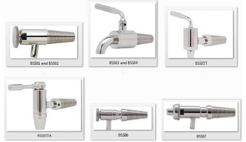 stainless steel metal taps for wooden wine barrels