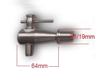 small metal taps for wooden barrels