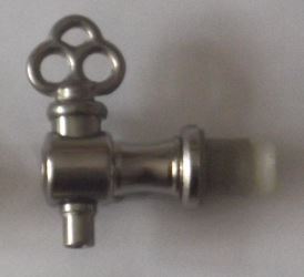 small metal tap for bottle