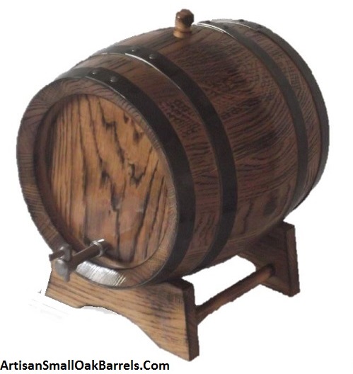 Small wooden barrel spigot tap